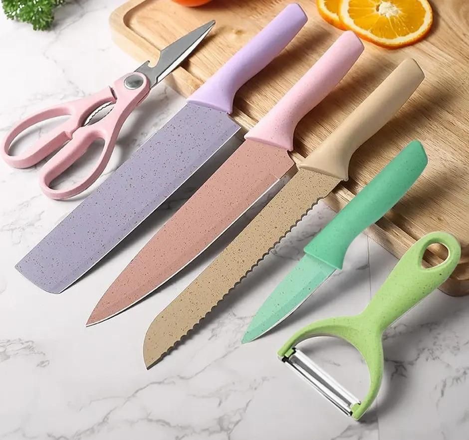 Professional Kitchen Knife Set – 6 Pieces