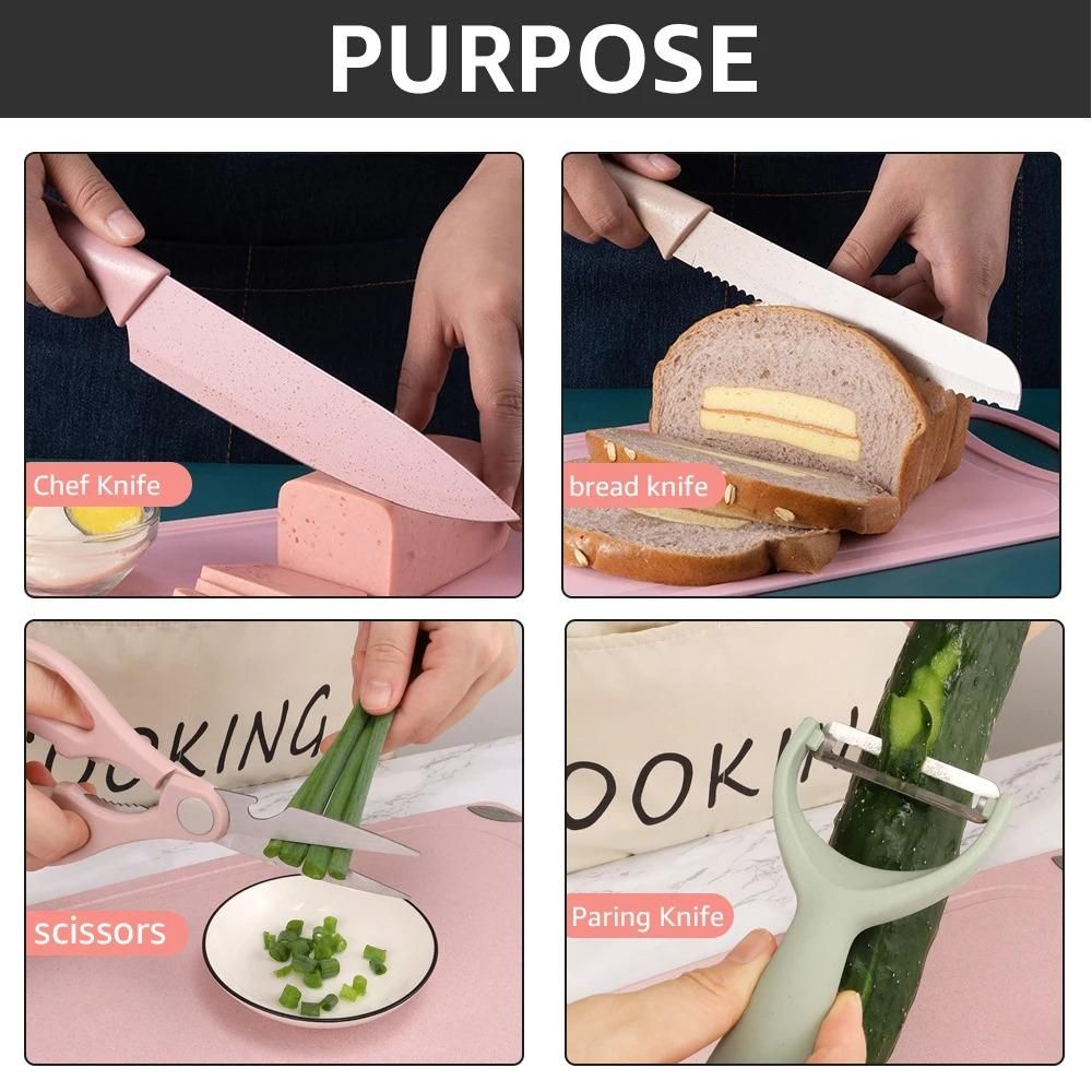 Professional Kitchen Knife Set – 6 Pieces