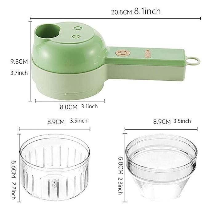 4-in-1 Portable Electric Vegetable Cutter