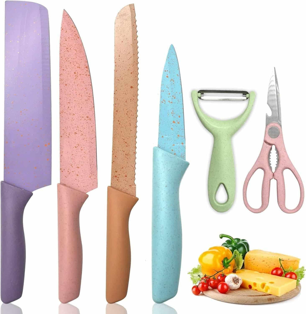 Professional Kitchen Knife Set – 6 Pieces